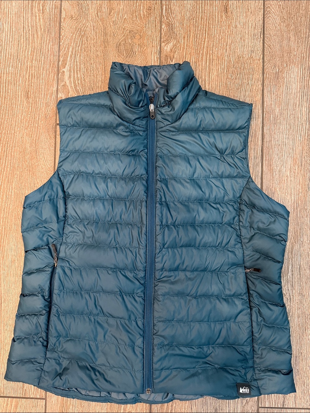 REI Teal Quilted Insulated Vest